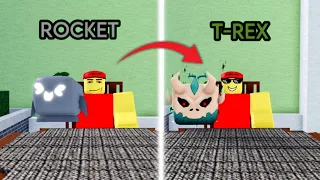 Rocket to T-Rex in One Video! ( Bloxfruits )