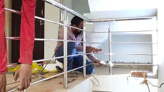 How to install stainless steel railing - do it yourself ! md khan