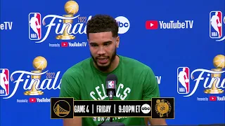 LIVE: Boston Celtics 2022 #NBAFinals Presented by YouTube TV | Game 4 Media Availability