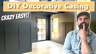 Insanely Easy Wall Detail || DIY Decorative Casing