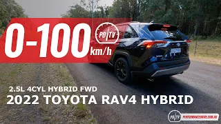 2022 Toyota RAV4 Hybrid (2WD) 0-100km/h & engine sound
