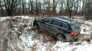 Туарег в горку, все думали не заеду)