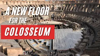 Building a new arena floor for Colosseum.