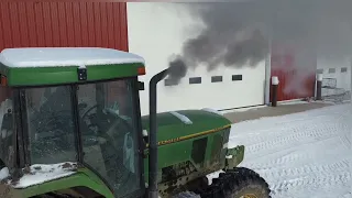 John Deere 7800 cold start