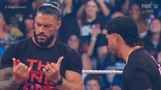 Roman Reigns and Jey Uso decide the rules for SummerSlam - WWE SmackDown 7/21/2023