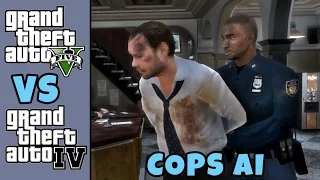 GTA 5 VS GTA 4 PC : Police/cops AI comparison