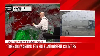 Live ABC 33/40 Tornado Coverage - March 25, 2021