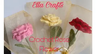 HOW TO MAKE A SIMPLE ROSE FLOWER