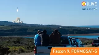 Трансляция пуска/посадки Falcon 9 (FORMOSAT)