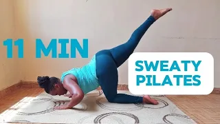 11 MIN SWEATY PILATES AT HOME WORKOUT