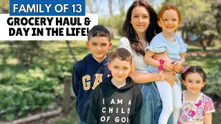 Family of 13: DAY in the LIFE: GROCERY HAUL & EASY MEALS