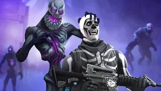 Fortnite Battle Royal Zombie loot only challenge! Top 15! Intense battles!