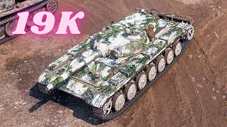 T-100 LT  19K Spot Damage  World of Tanks Replays ,WOT