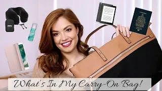 WHAT'S IN My CARRY-ON BAG!   |   Flight Essentials 2018