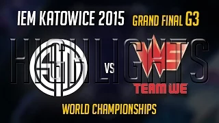 TSM vs Team WE Game 3 Highlights - IEM World Championship 2015 Grand Final - TSM vs WE