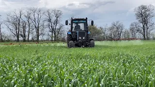 Обприскування озимих зернових💦🚜