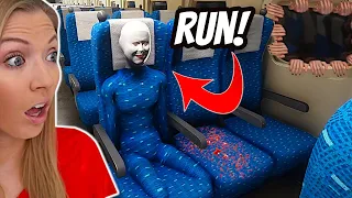 I Was TRAPPED On A HAUNTED Train!