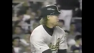 June 5, 1995 A's @ Yankees Highlights - Mark McGwire's 250th Career Home Run