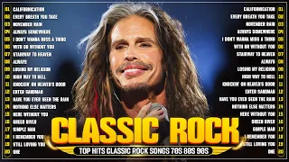 ACDC, Aerosmith, Nirvana, Queen, Bon Jovi, Scorpions, GNR 🔥 Best Classic Rock Of 70 80s 90s