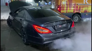 Mercedes-Benz CLS350 M276 3.5 V6 Stage2 + Popcorn (Удалены катализаторы, Чип-тюнинг ДВС, Popcorn)