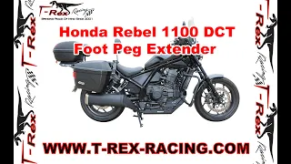 T-Rex Racing Foot peg Extender For Honda Rebel 1100 DCT