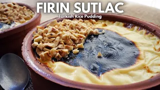 3 Ingredients Easy Turkish Baked Rice Pudding, Firin Sutlac