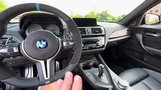 F87 M2 M Performance Steering Wheel and Shifter Ulgrade