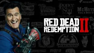 Red Dead Redemption 2 Fazendo Ash Willians de Evil Dead
