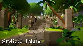 Stylized Island for Unreal Engine 5 - 3D Tropical Island with Ruins