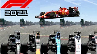 F1 2021 || Formula 2021 || F1 All Cars Top Speed Test || @Monza Track || F1 2021 || Top Speed Test