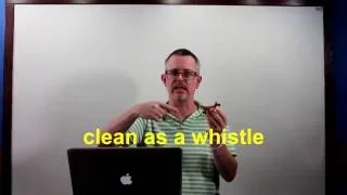 Learn English: Daily Easy English 1013: clean as a whistle