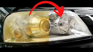 Headlight restoration in 4 minutes