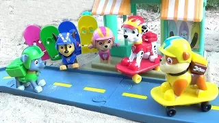 Щенячий Патруль - Щенки На Скейтах - Все серии. Paw Patrol Marshall's Beach Skate Shop.