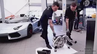 FERRARI F12 & AVENTADOR ROADSTER ARMYTRIX TITANIUM EXHAUST INSTALLATION BY PLATINUMCARS