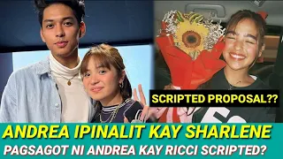 Andrea ipinalit kay Sharlene  San Pedro || Pagsagot ni Andrea kay Ricci Rivero Scripted daw??