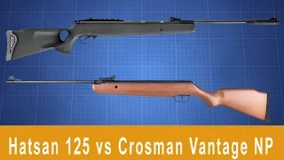 Сравнение Hatsan 125 vs Crosman Vantage NP