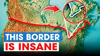 US-CANADA: The World's Most Bizarre Border!