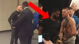 Conor McGregor and Tyron Woodley Backstage Altercations