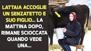 Lattaia Accoglie Un Senzatetto E Suo Figlio... La Mattina Dopo, Rimane Scioccata Quando Vede Una...