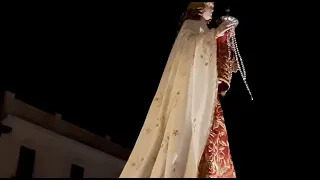 Polistena MADONNA DEL ROSARIO festa 2022. Magici momenti processionali. 3/5