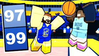 First to 100 POINTS WINS in Roblox Basketball Legends!