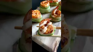 Shrimp Cucumber Roll Up