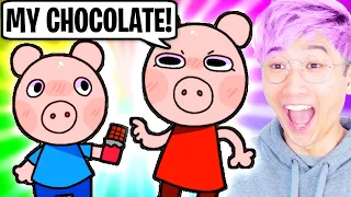 LANKYBOX REACTS TO FUNNIEST PIGGY MEMES! (HILARIOUS)