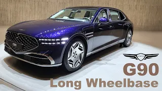 2023 Genesis G90 Long Wheelbase review – Exterior & Interior first look