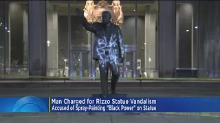 Arrest Made In Rizzo Statue 'Black Power' Vandalism