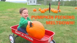 Pumpkin Picking Meltdown!