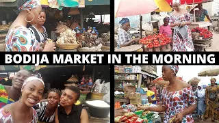BODIJA MARKET IN THE MORNING | THE BIGGEST FOOD MARKET IN IBADAN | LIVING IN IBADAN NIGERIA