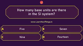 Physics Quiz - Part 4 | 20 Questions | General Science Questions for Students