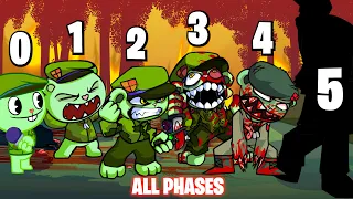 Flippy ALL PHASES - Friday Night Funkin' (Happy Tree Friends)