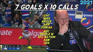 Multi-Call x10 | 2021 Preliminary Final | The Bulldogs stun Port Adelaide with 7 opening qtr goals